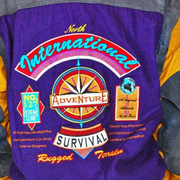 Rugged Terrain X Starter Rare 90's Leather Jacket - Picture 6 of 9